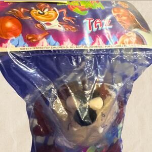 Vintage 1996 Space Jam Taz Plush Toy – Warner Bros NIB Collectible